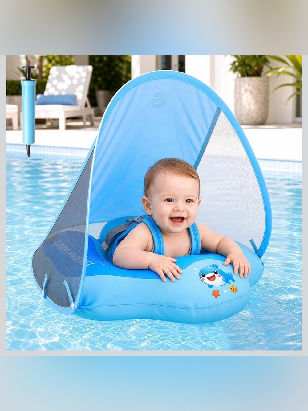 Baby Pool Float with Canopy